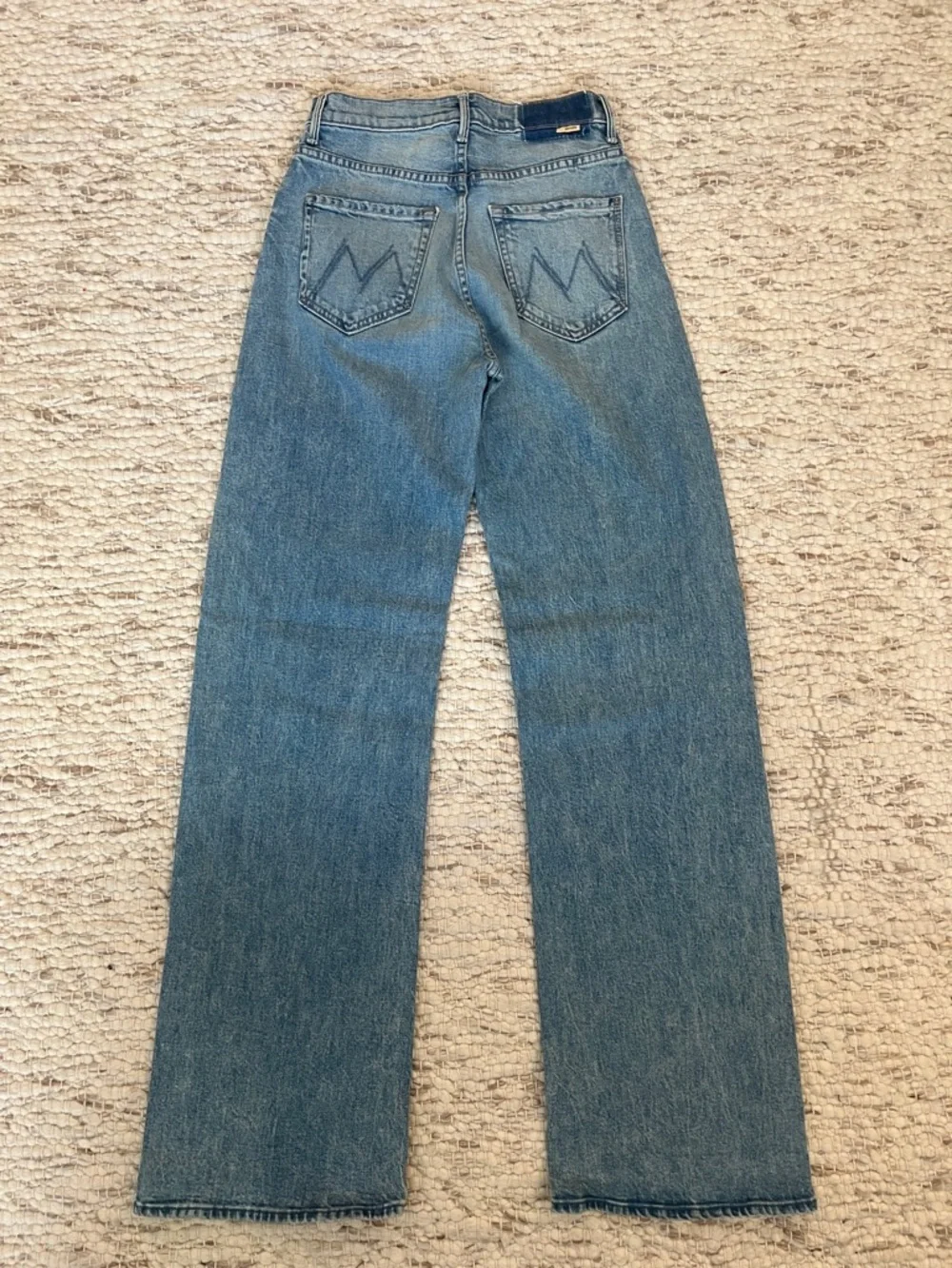 MOTHER Straight-Leg Denim Jeans in Left in the Dust Wash - Picture 2 of 5